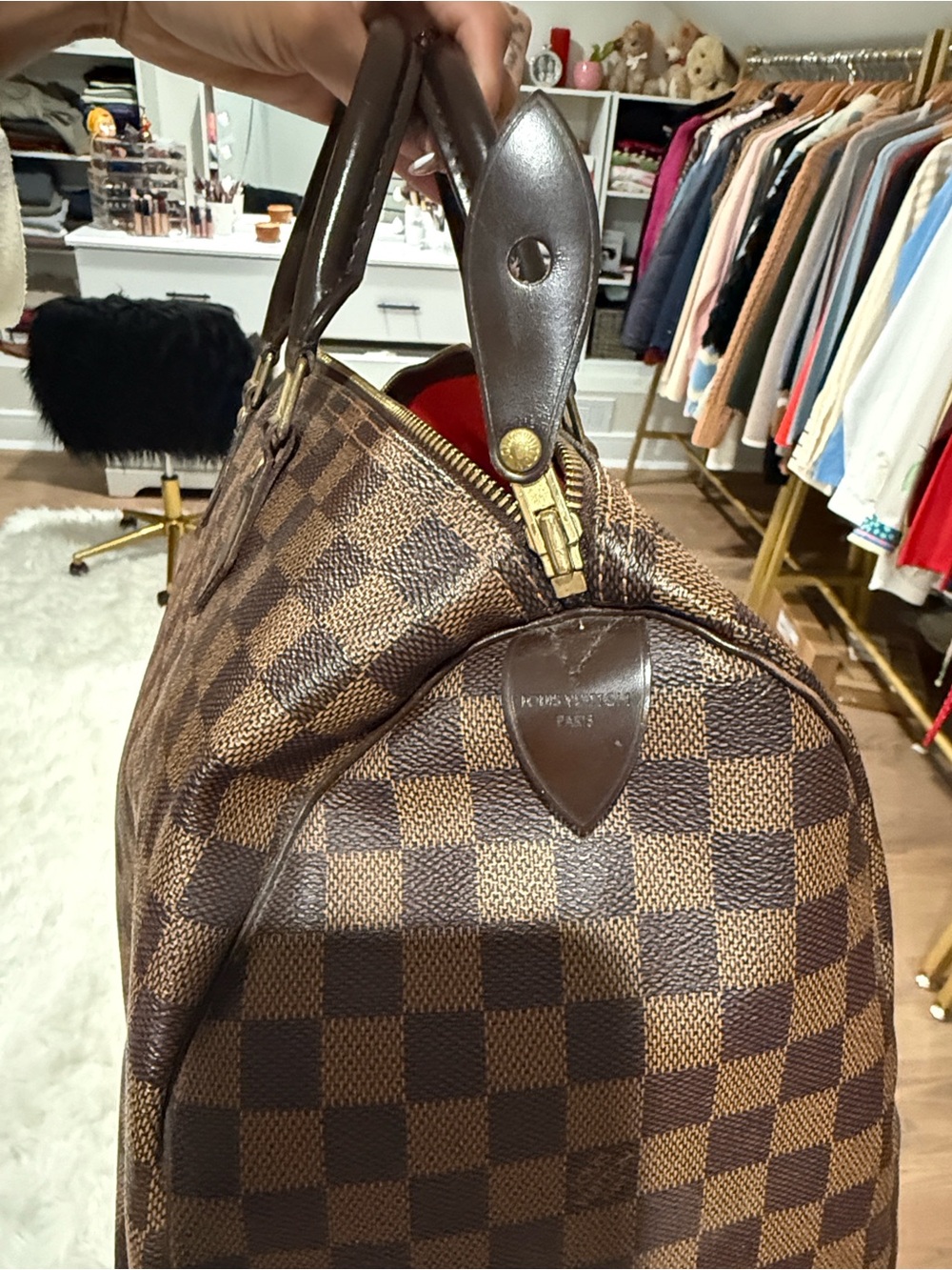 Louis Vuitton Damier Ebene Speedy 35 - Picture 3 of 10